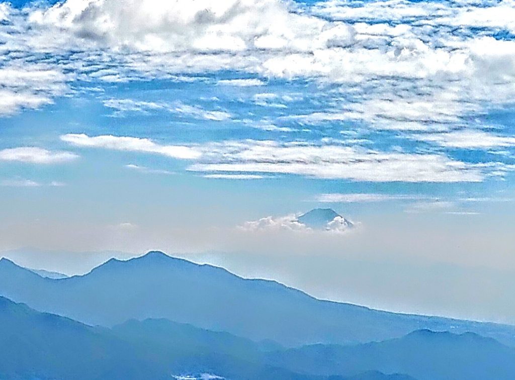 清里テラスより富士山